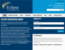 Tablet Screenshot of eclipseaccounting.com.au